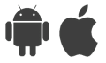 android and ios app logos